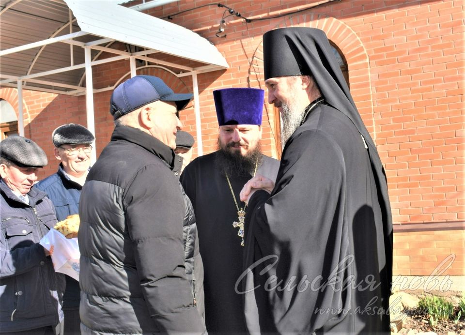 В Аксубаево с визитом прибыл епископ Чистопольский и Нижнекамский Пахомий