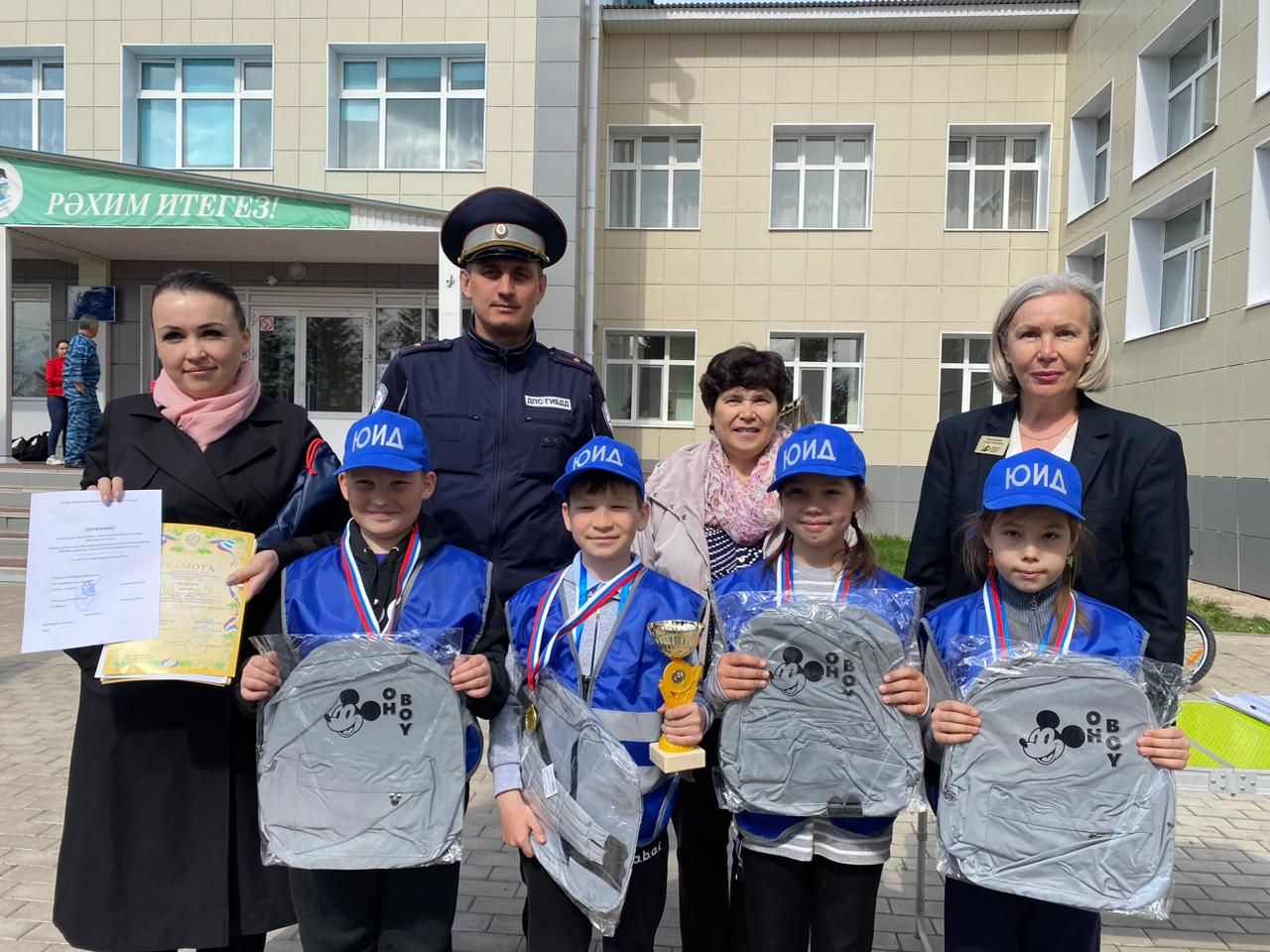 Аксубаевские школьники соревновались в безопасном вождении велосипеда
