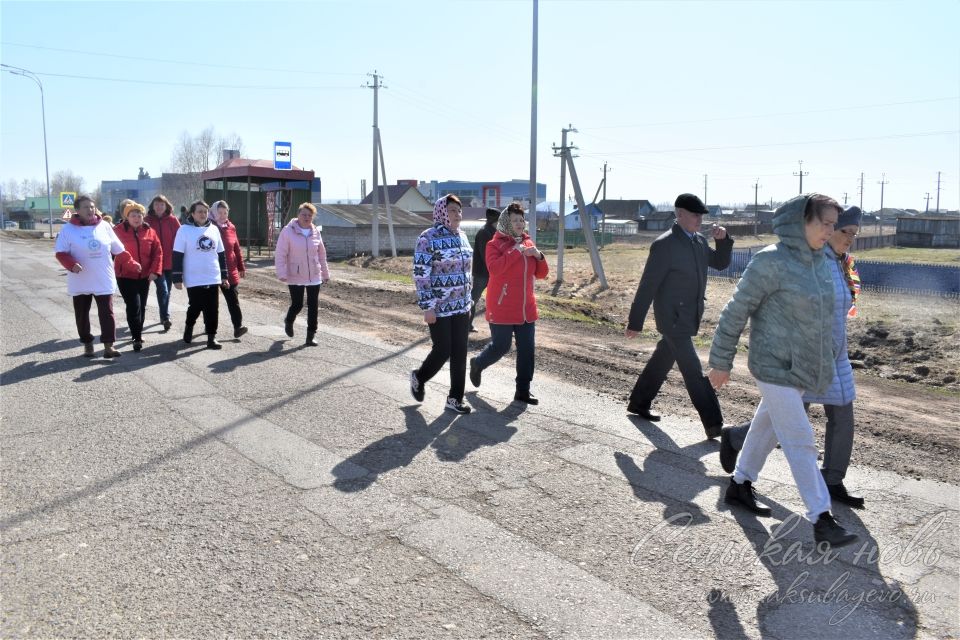 Аксубай пенсионерлары Бөтенроссия сәламәтләндерү хәрәкәтен хупладылар