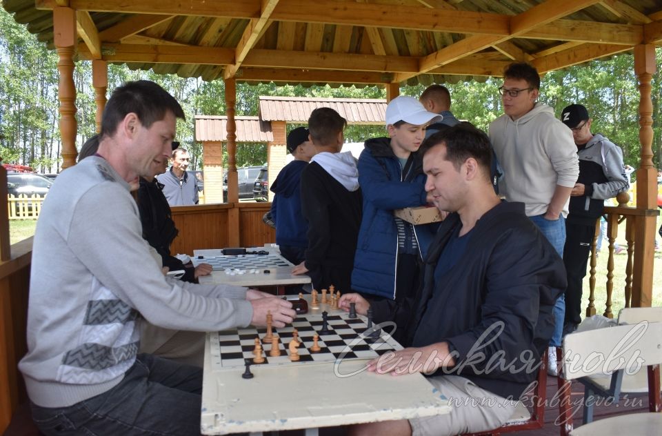 На аксубаевском Сабантуе определили лучших шахматистов и шашистов