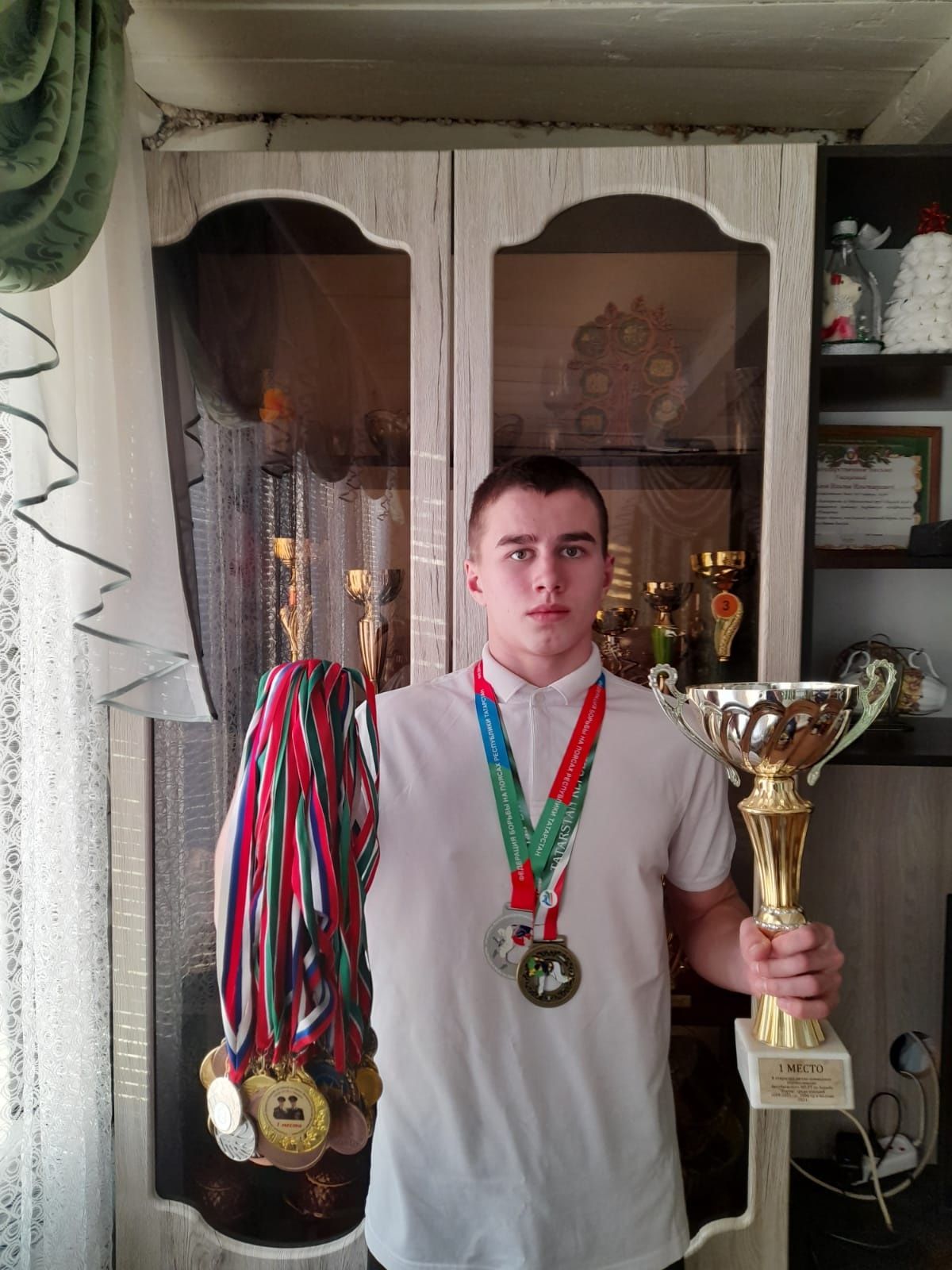 Аксубаевский борец завоевал бронзу на Сабантуе в Набережных Челнах