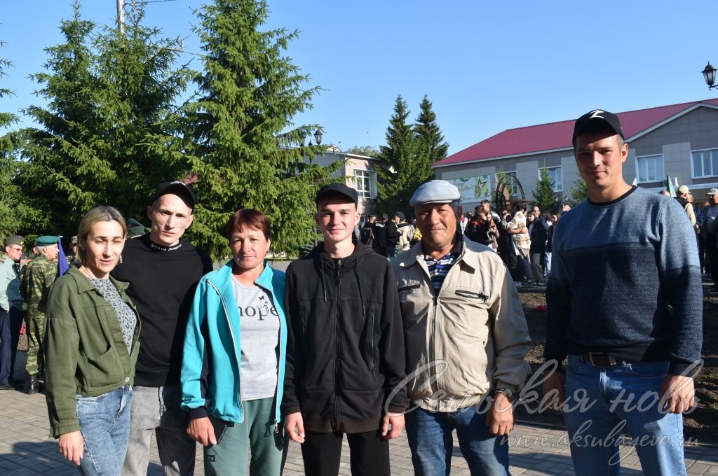 Гордость Аксубаевского района, патриоты будут Родине служить