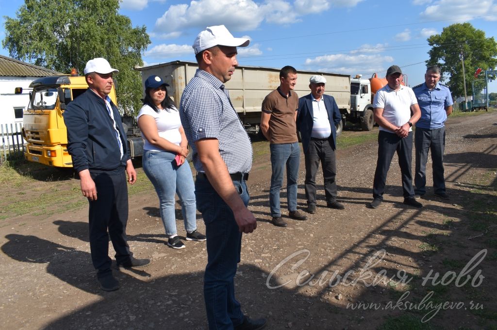 В Аксубаевском районе проверили готовность к жатве