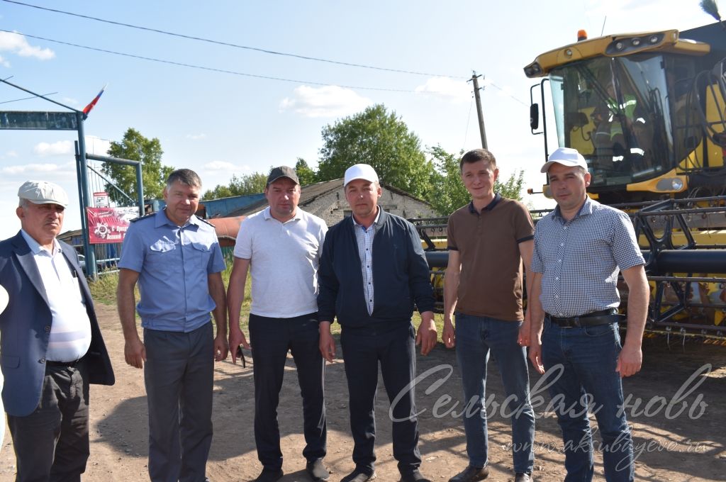 В Аксубаевском районе проверили готовность к жатве