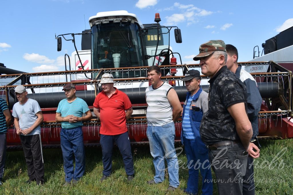 В Аксубаевском районе проверили готовность к жатве