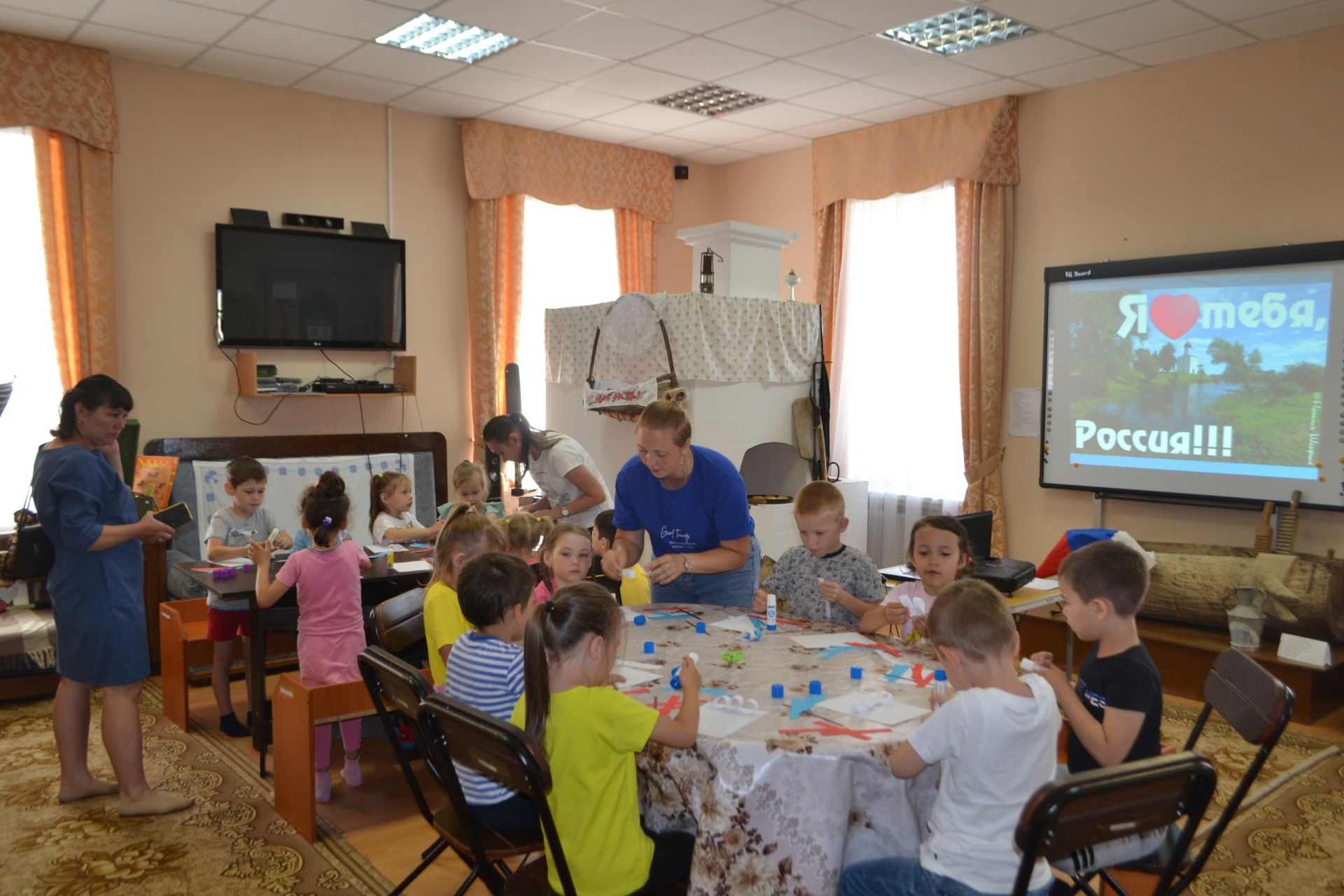 Малыши из Аксубаевского детсада в музее ознакомились с историей России