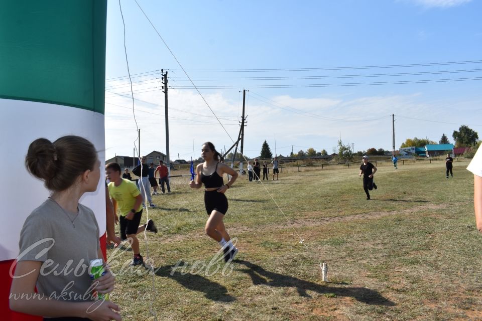 В Аксубаеве в  «Кроссе нации» , «Кроссе Татарстана» стартовали более трехсот спортсменов района