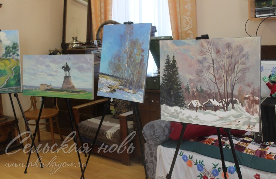 В Аксубаевском краеведческом музее открылась выставка картин мастера живописи Веры Филипповой