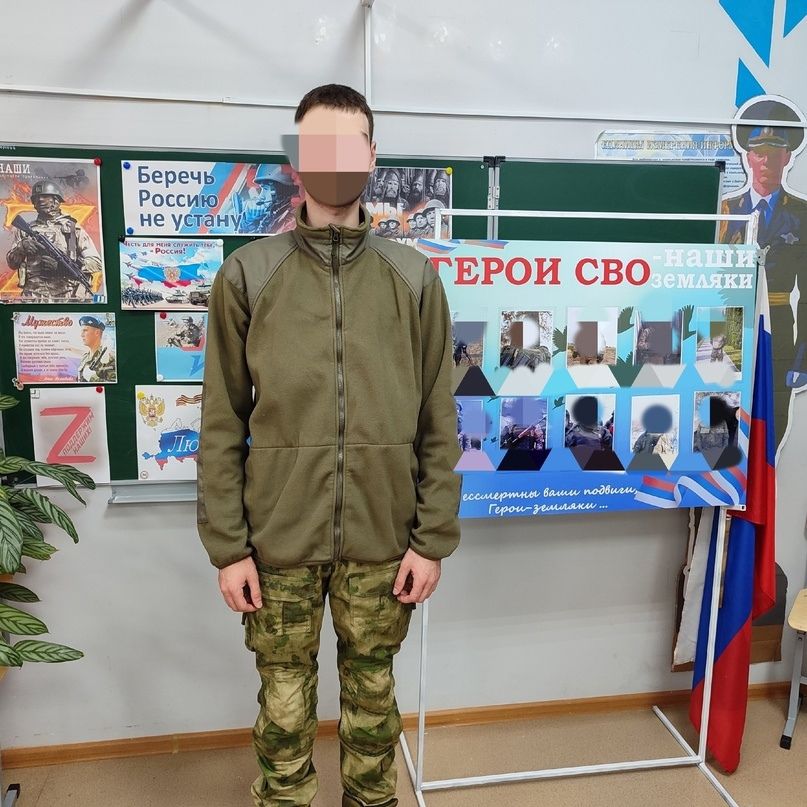 В школе района состоялась встреча с защитником Родины