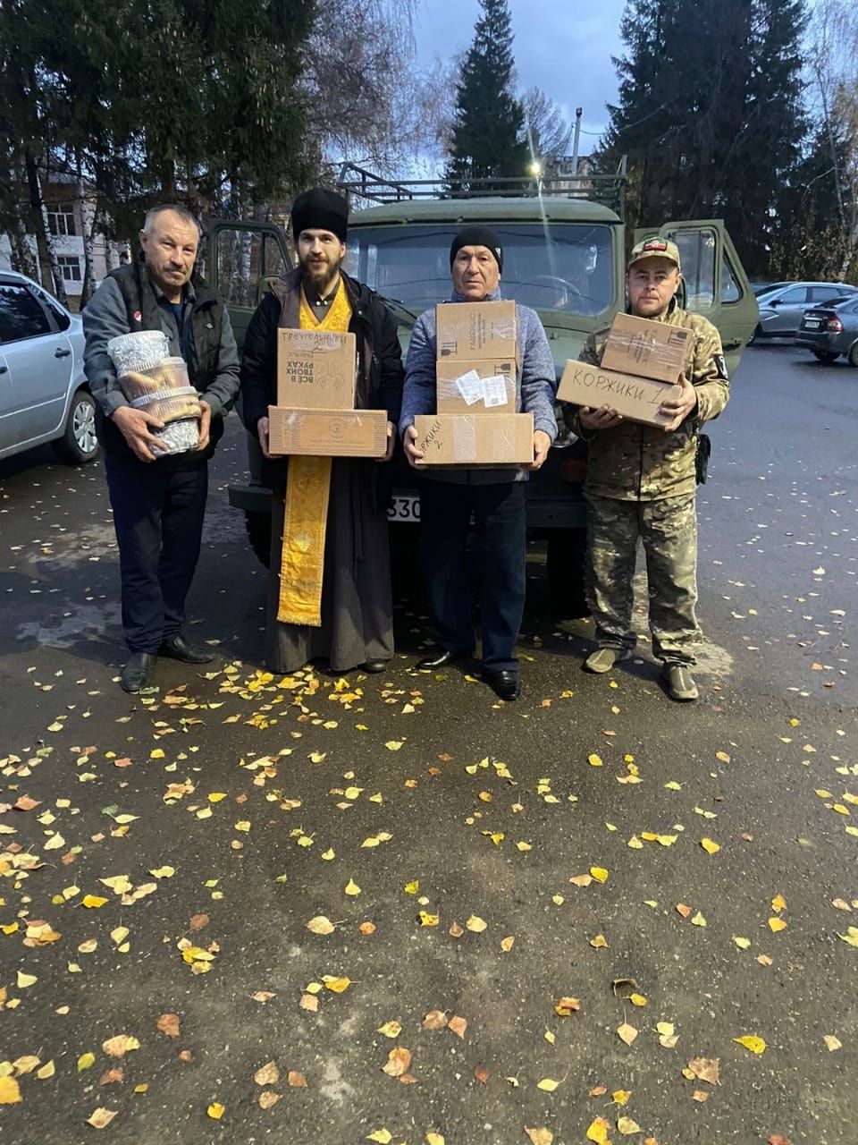 Аксубайлылар 22нче тапкыр махсус хәрби операция зонасына гуманитар ярдәм илттеләр