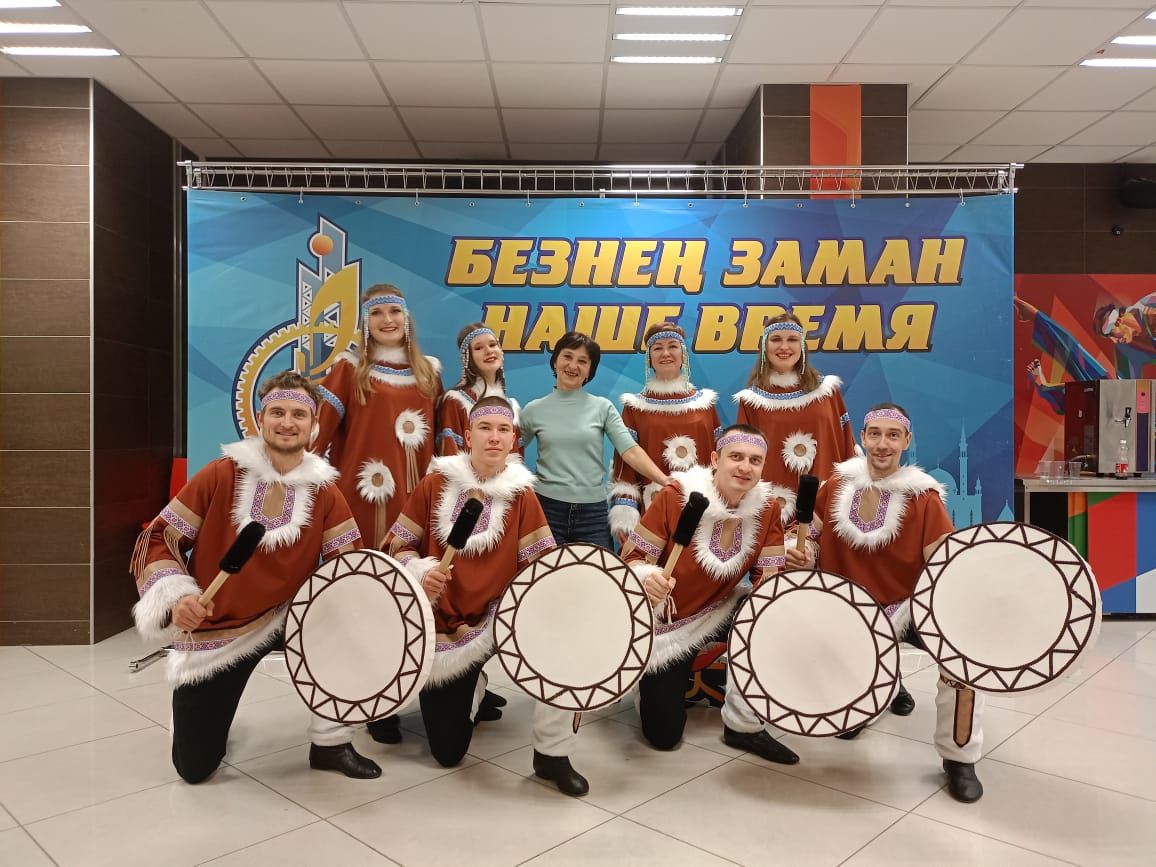 Аксубаевские танцоры представили эвенский танец в финале «Безнен Заман»
