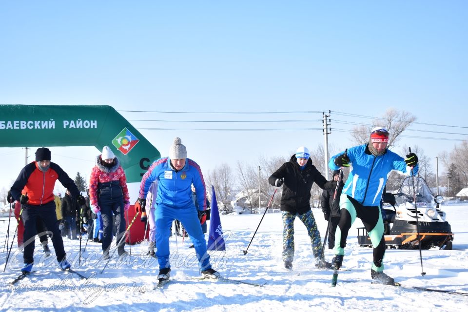 В Аксубаевском районе на «Лыжню России 2024» встали более 2000 любителей спорта