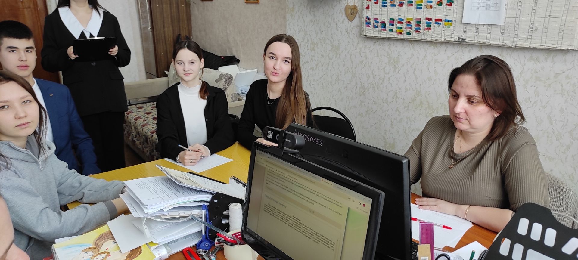 В Аксубаевской школе утвердили проект «Студия видеозаписи»