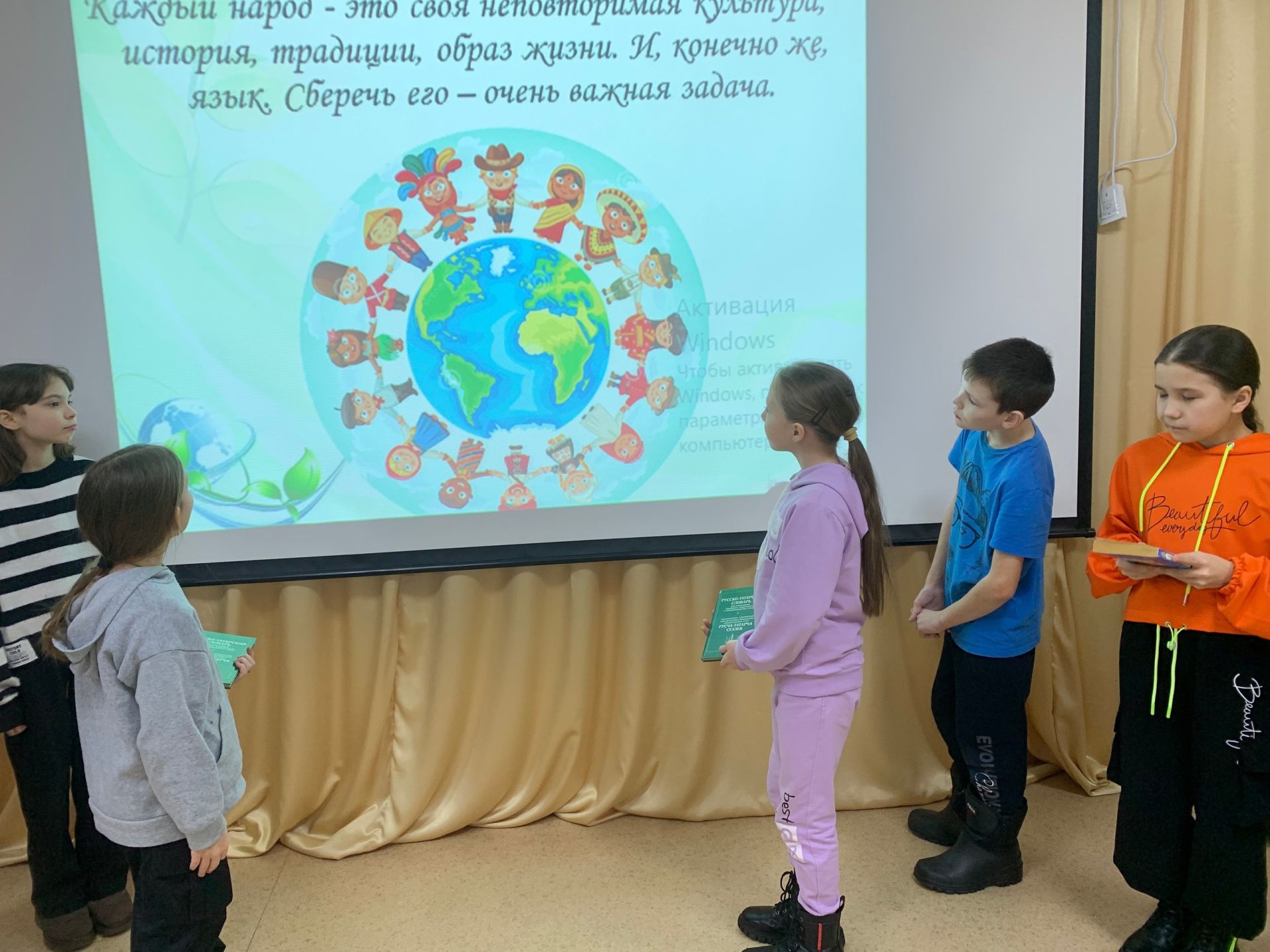 Мәдәният учагында бәйрәм Туган телләр көненә багышланды