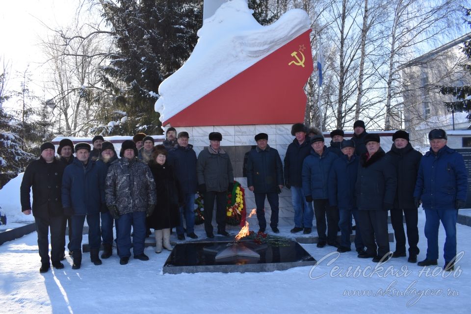 В Аксубаеве почтили память защитников Отечества