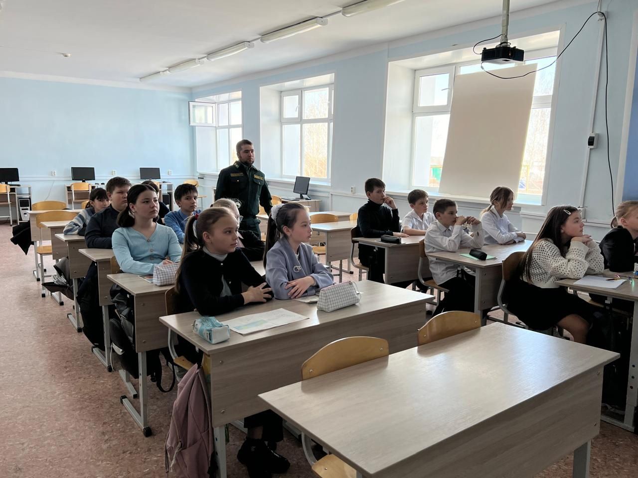 Аксубаевское лесничество принимает участие в экологическом воспитании школьников