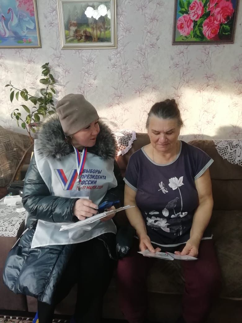 Аксубай районында сайлаучыларга сайлаулар турында мәгълүмат җиткерәләр
