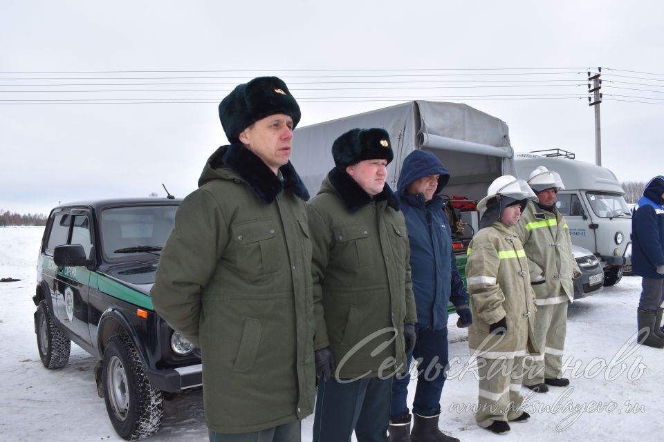 Аксубаевский Лесозавод «загорелся»: учения прошли успешно