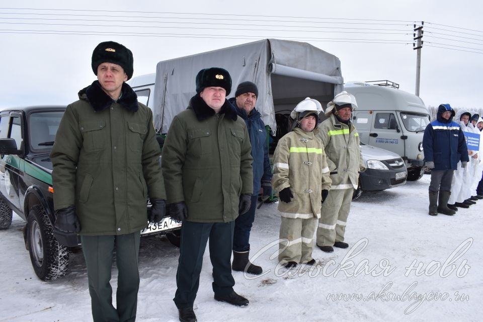 Аксубаевский Лесозавод «загорелся»: учения прошли успешно