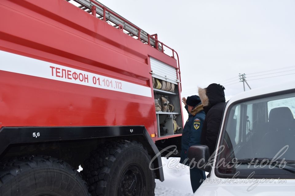 Аксубаевский Лесозавод «загорелся»: учения прошли успешно