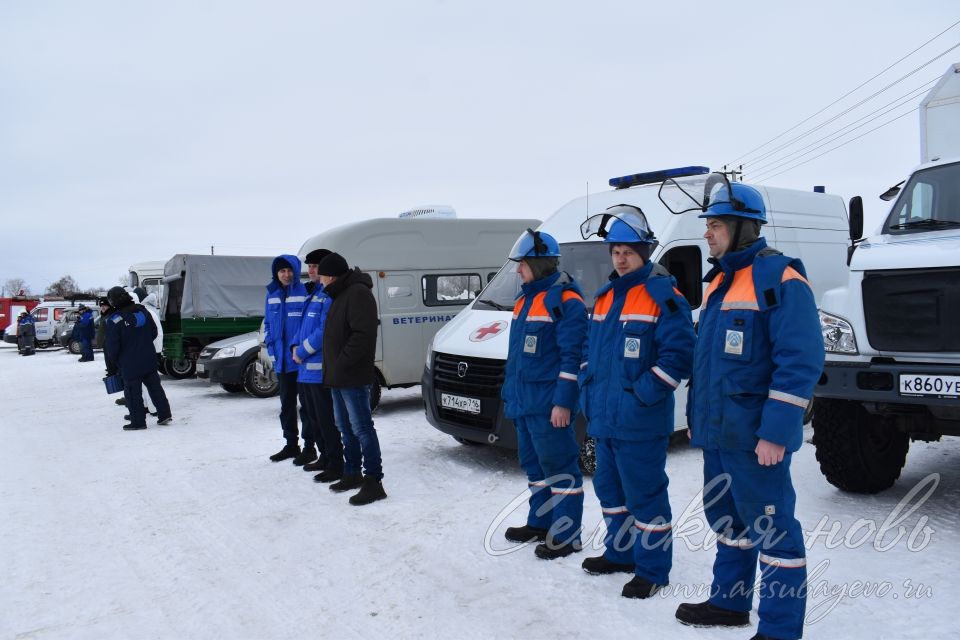 Аксубаевский Лесозавод «загорелся»: учения прошли успешно