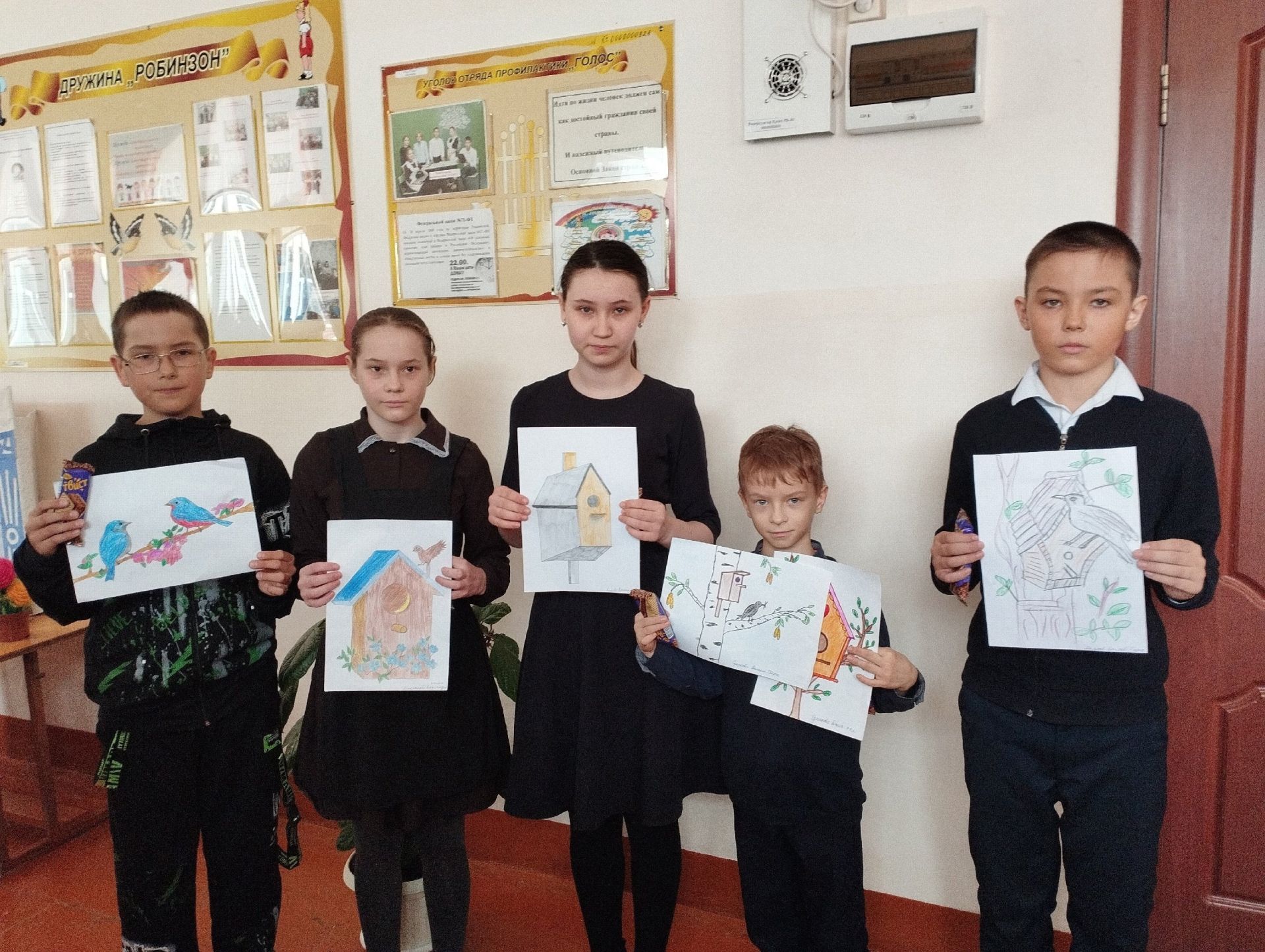 Староильдеряковские школьники вместе за сохранение природы и охрану птиц