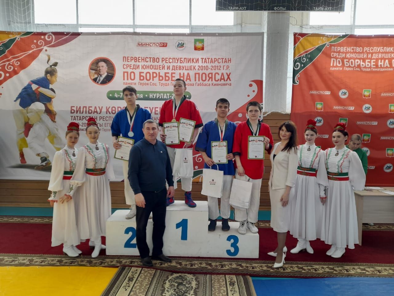Аксубай көрәшчеләре ТР беренчелегендә призларга лаек булдылар