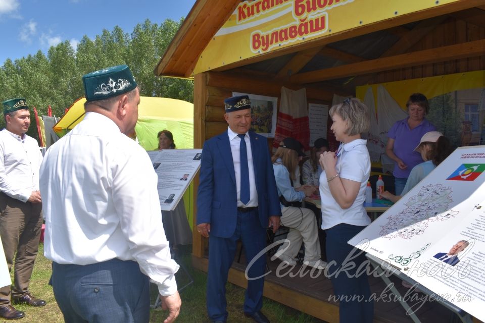 Аксубай Сабан туенда үзәк китапханәнең иҗат зоналары кунакларны җәлеп итү урыны булды