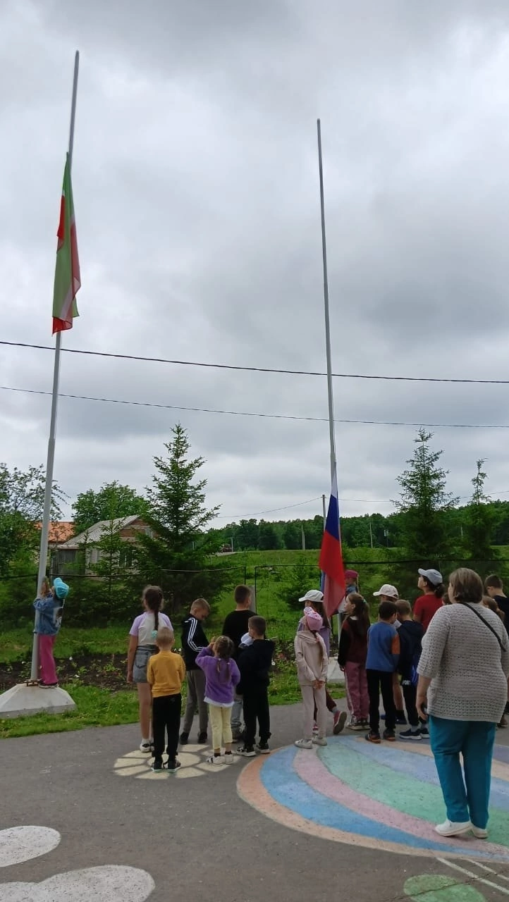 Мәктәп яны лагеренда балалар Сабан туе узды