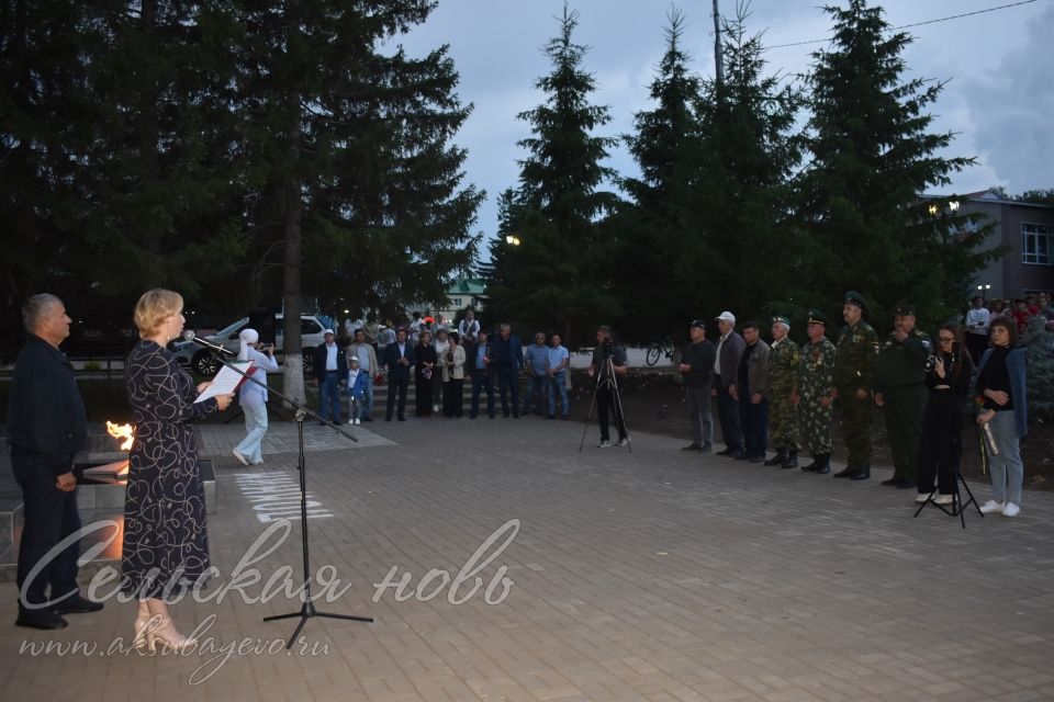 В Аксубаеве в память о героях Великой Отечественной зажгли свечи