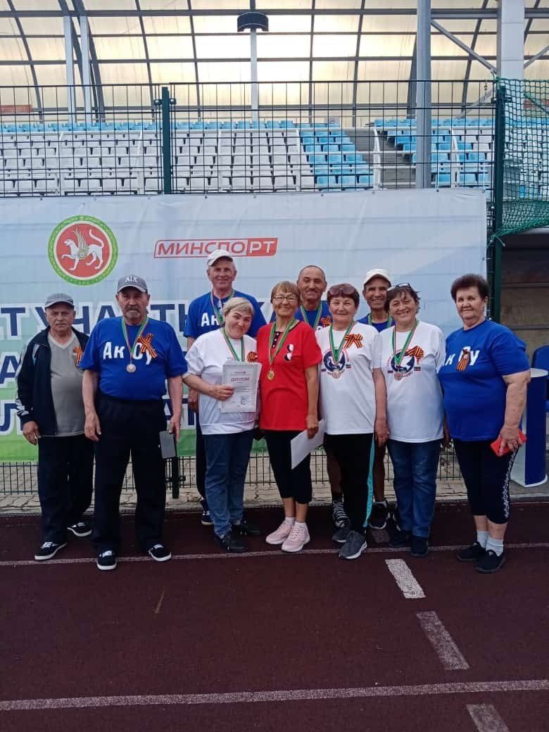 Аксубай пенсионер-спортчылар командасы республикада иң яхшылар бишлегенә керде