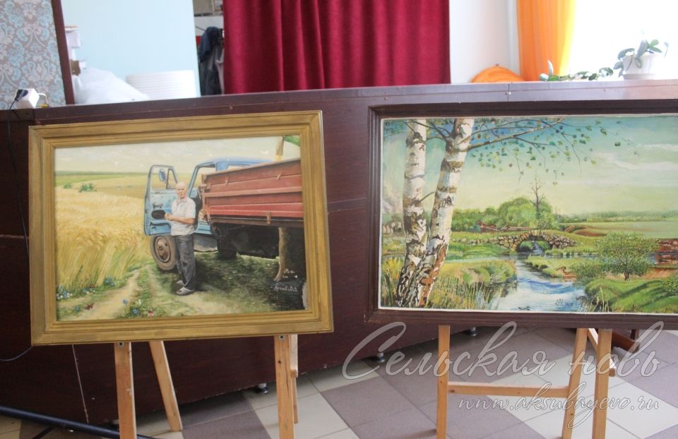 Рәссам Виктор Артемьевның картиналары күргәзмәгә килүчеләрнең йөрәкләрен яулады