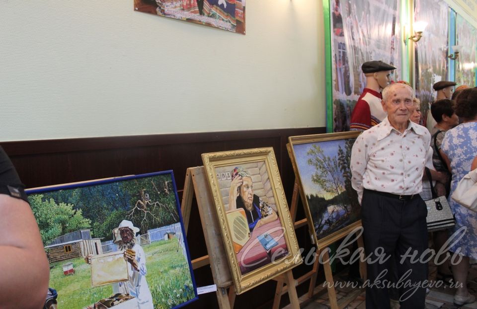 Рәссам Виктор Артемьевның картиналары күргәзмәгә килүчеләрнең йөрәкләрен яулады