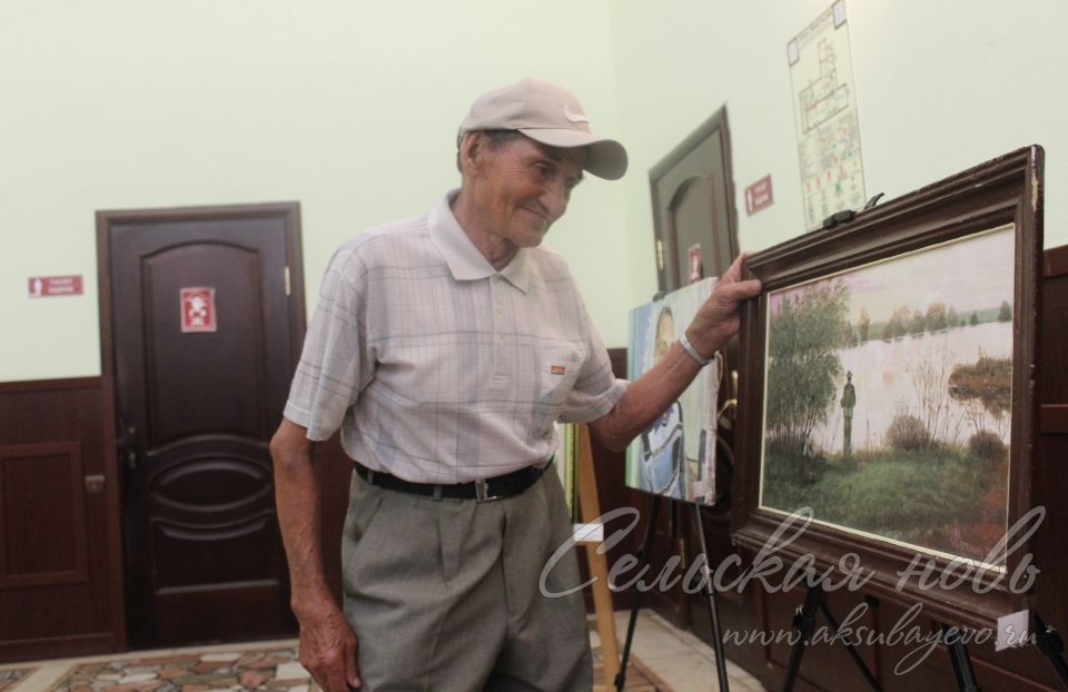 Рәссам Виктор Артемьевның картиналары күргәзмәгә килүчеләрнең йөрәкләрен яулады