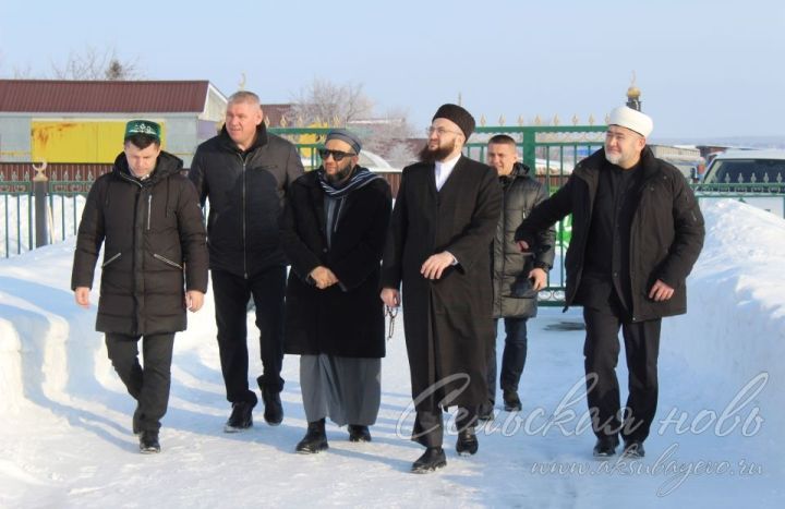 ТР мөселманнары Диния нәзарәте мөфтие Аксубай районы мөселманнары белән очрашты