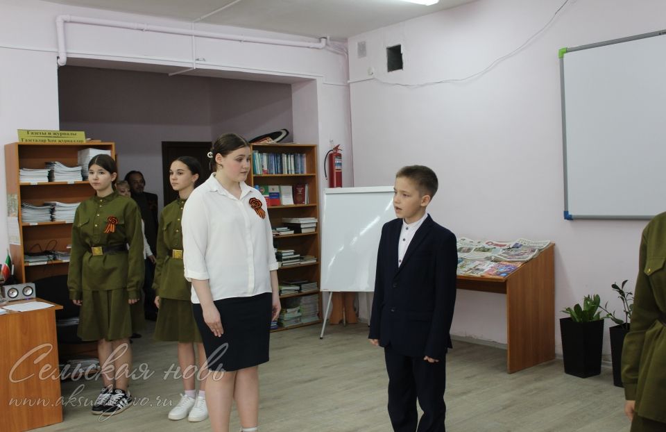 Аксубай мәктәбендә «Җиңү диктанты» акциясе узды