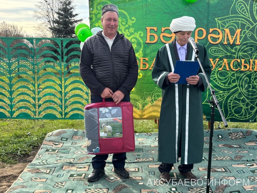 Аксубай районында яңартылган мәчетне ачу тантанасы булды