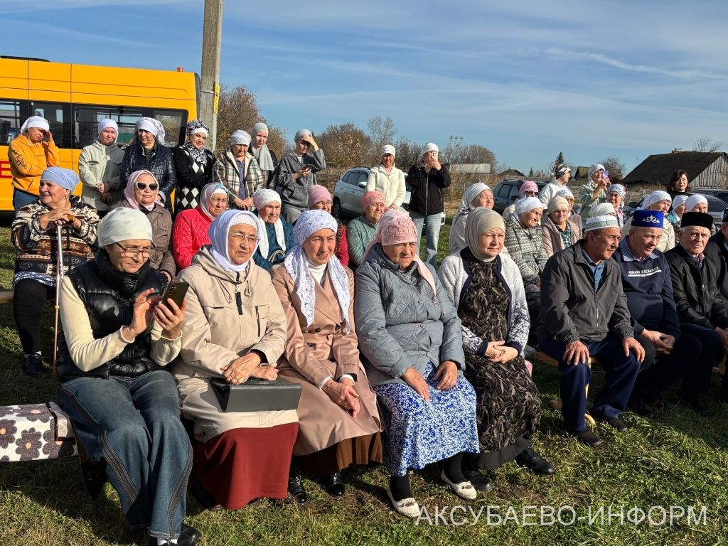 Аксубай районында яңартылган мәчетне ачу тантанасы булды