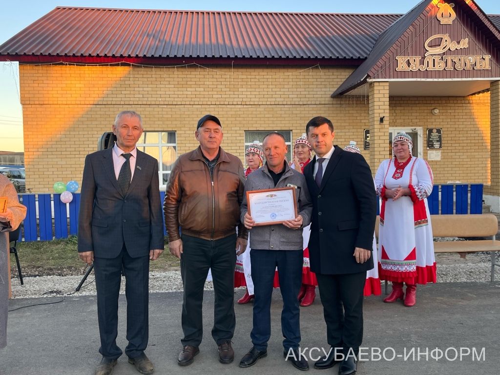 Урмандеевода капиталь төзекләндерелгән юл ачылды