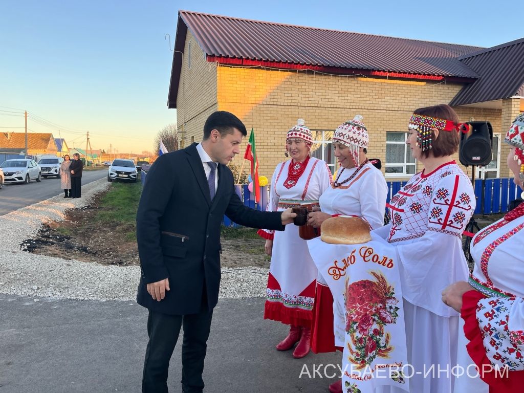 Урмандеевода капиталь төзекләндерелгән юл ачылды