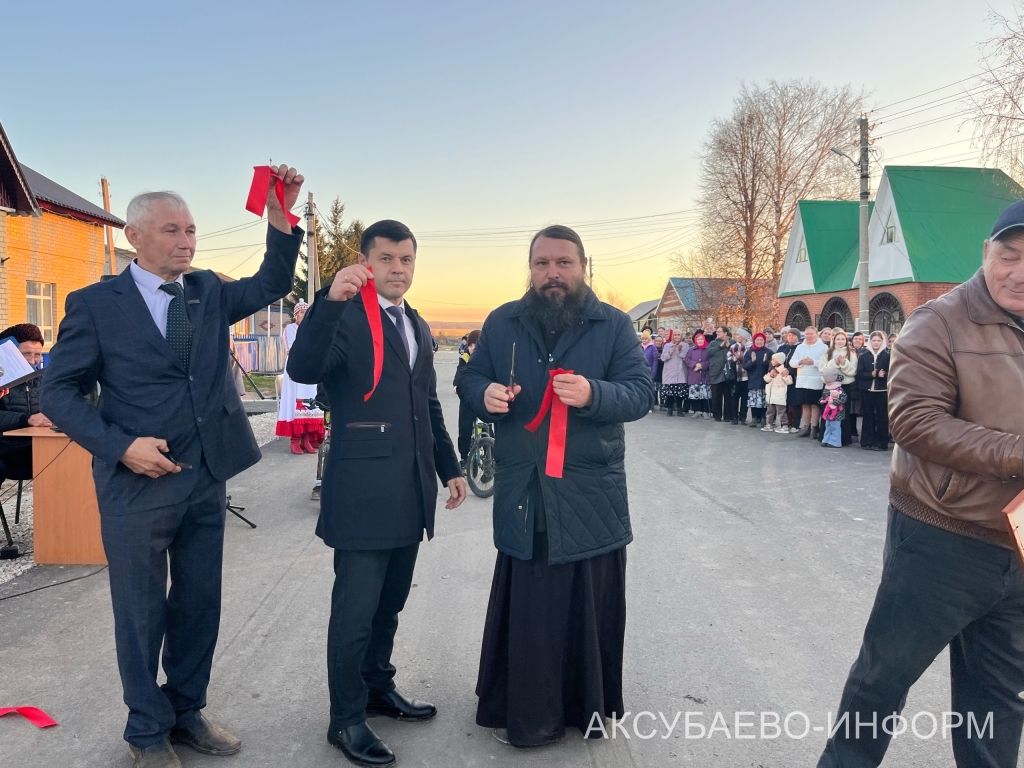 Урмандеевода капиталь төзекләндерелгән юл ачылды