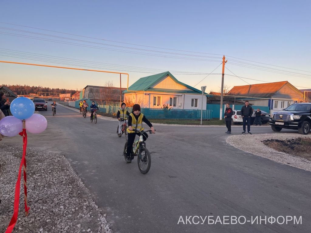 Урмандеевода капиталь төзекләндерелгән юл ачылды