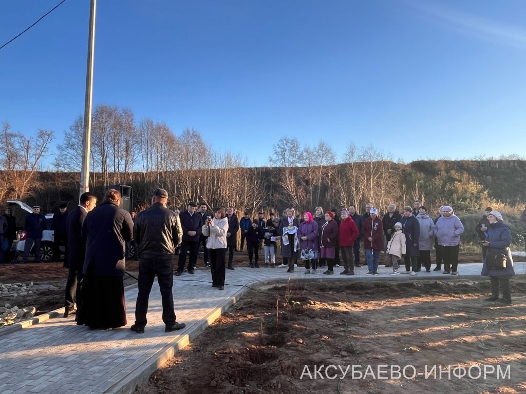 Урмандеево авылында төзекләндерелгән чишмә ачылды