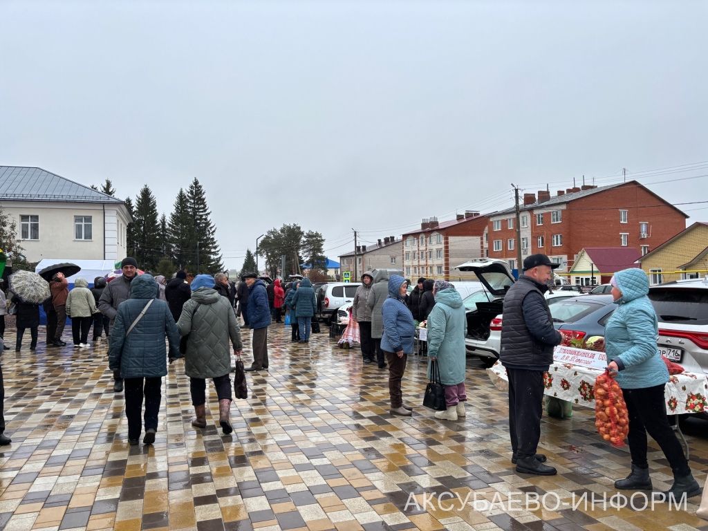 В Аксубаеве прошла традиционная сельхозярмарка