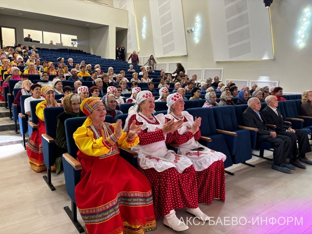 Аксубайда өлкән буынны һәм волонтерларны хөрмәтләделәр