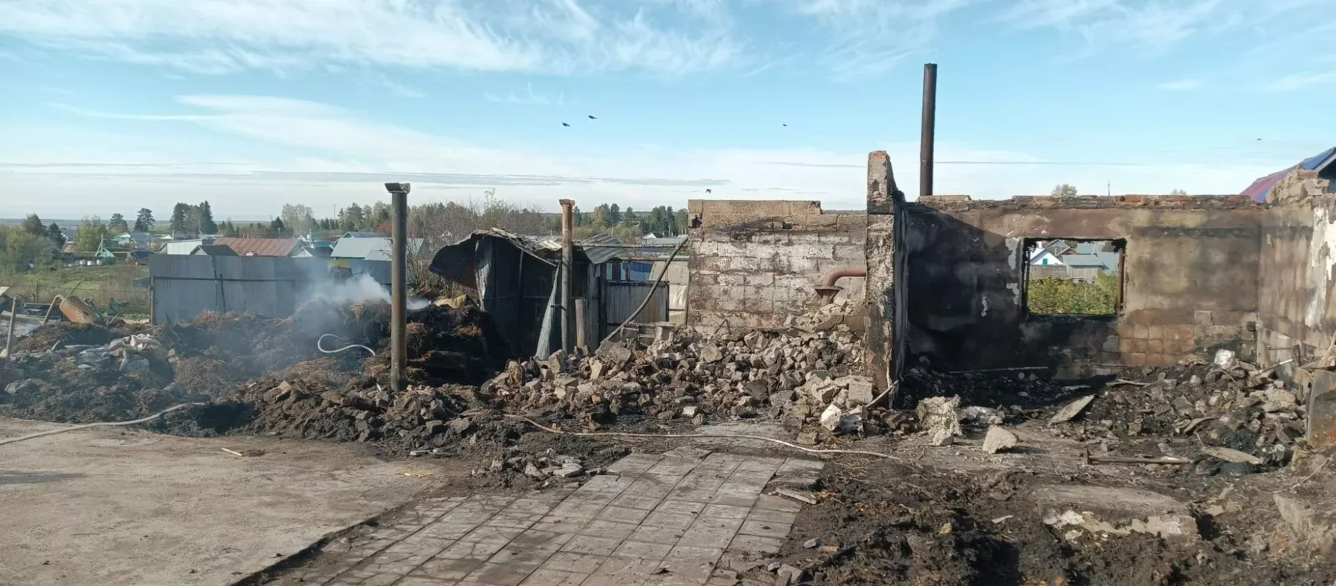В Аксубаевском районе замыкание электропроводки стало причиной пожара с трагическим исходом