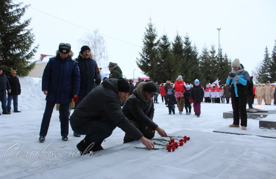 Аксубайда Совет гаскәрләрен Әфганстаннан чыгаруның 37 еллыгын билгеләп үттеләр