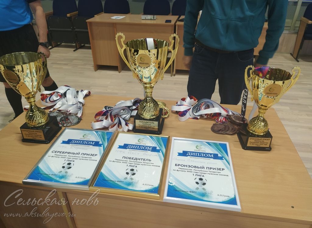 «Аксу» завоевала золотой кубок федерации РТ по футболу