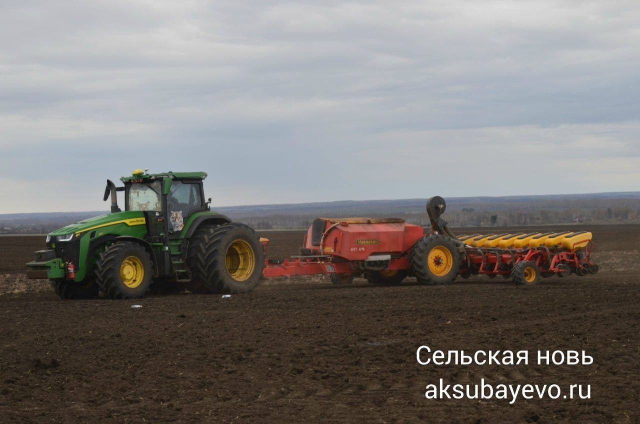 Посевная кампания в районе набирает обороты.