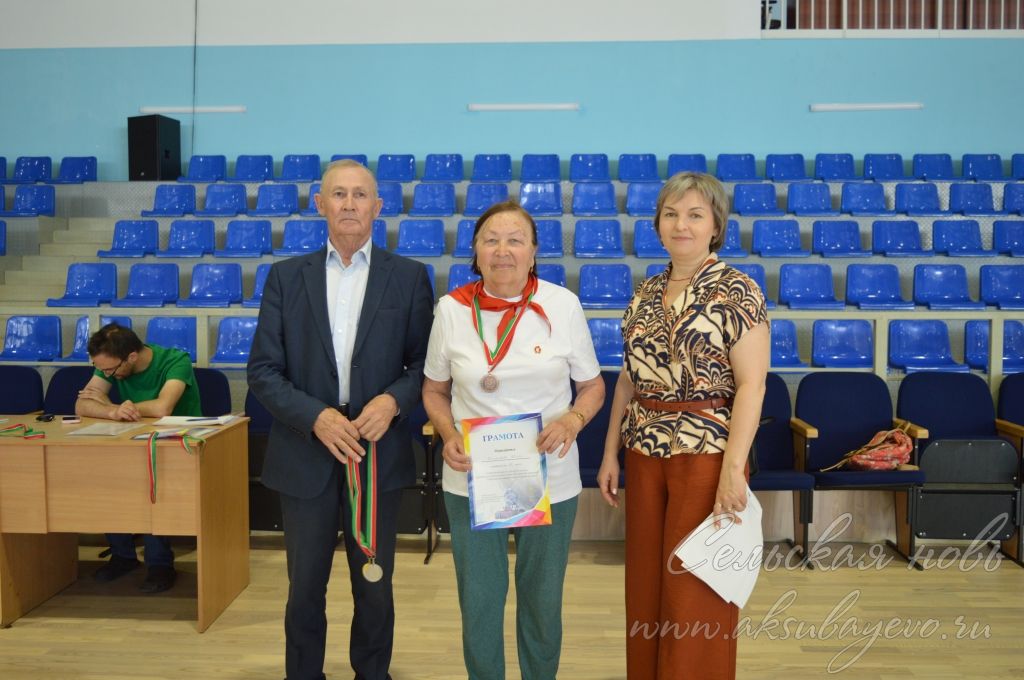 Аксубаевские пенсионеры состязались силе, ловкости и меткости